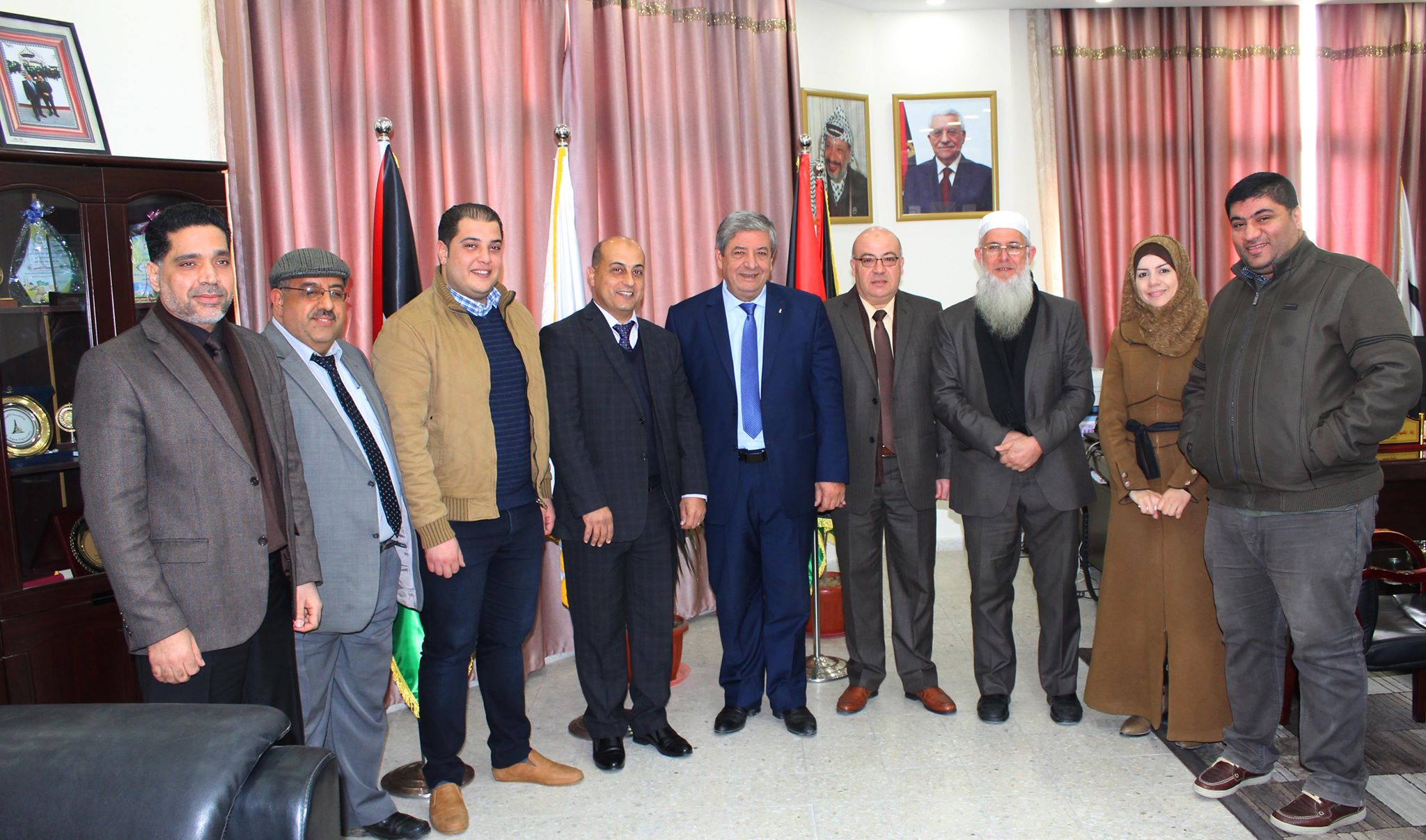 جامعة الأقصى تستقبل وفداً من الهلال الأحمر القطري