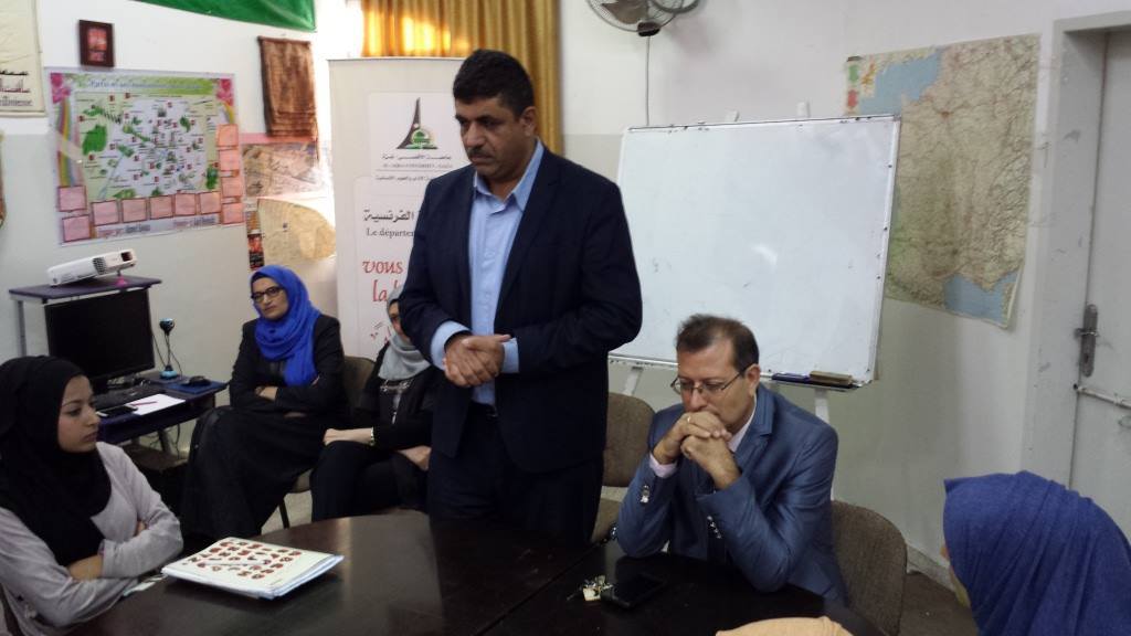 محاضرة حول مئوية وعد بلفور لطلبة قسم اللغة الفرنسية