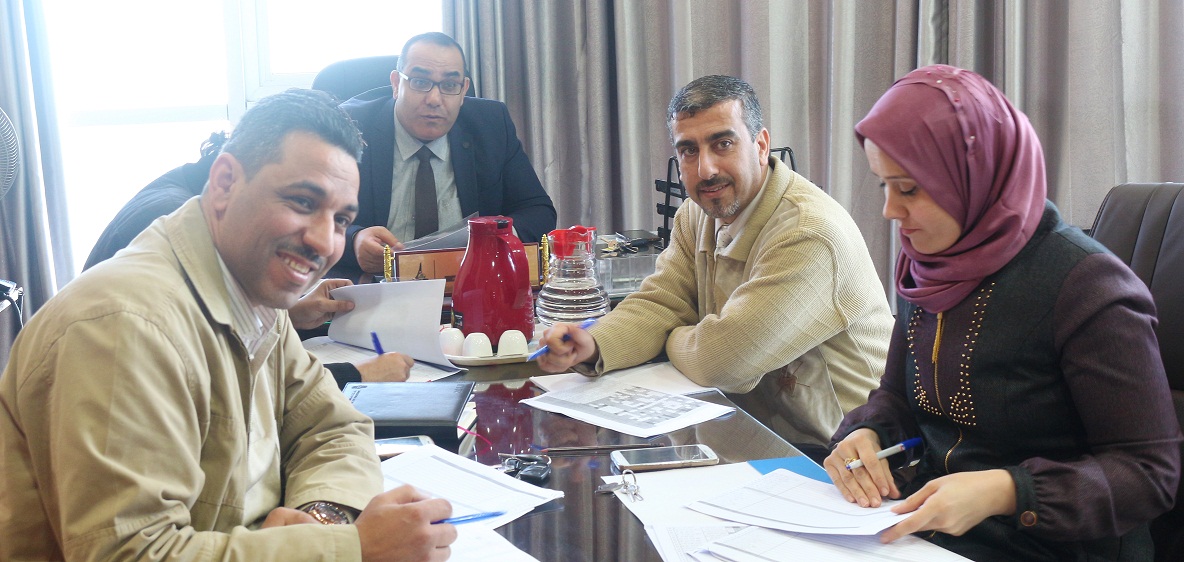 شئون التنمية وخدمة المجتمع تجرى مقابلات لإختيار أعضاء نادي خريجي الأقصى للمحتوي والتسويق الرقمي